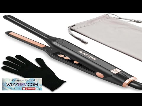 Pencil Flat Iron 3/10" Small Flat Irons for Short Hair Pixie Cut Review