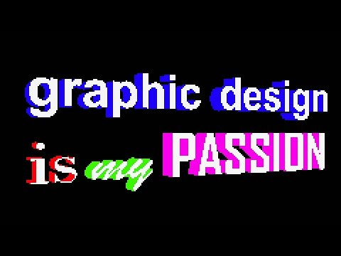 graphic design is my passion