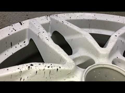 Car rim control paint application and primer sanding instructions