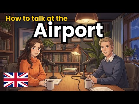 How to Talk at the Airport in English | English Conversation Practice