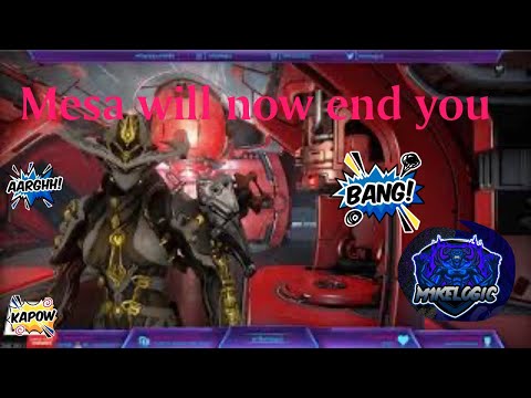 warframe endurance run test Mesa prime ran live