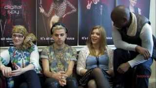 The Voice UK Team Jessie J: Vince Kidd,Becky Hill,Toni Warne & Cassius Henry interview