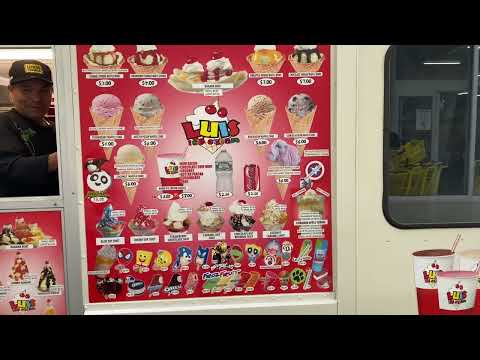 LUIS ICE CREAM TRUCK IS BACK IN THE SEASON OF SPRING !!