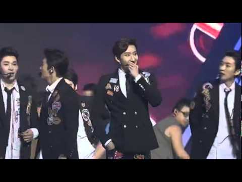 140415 The 2nd V-Chart Awards #SuperJuniorM - BREAK DOWN + Talk + SWING [BlueSJ]