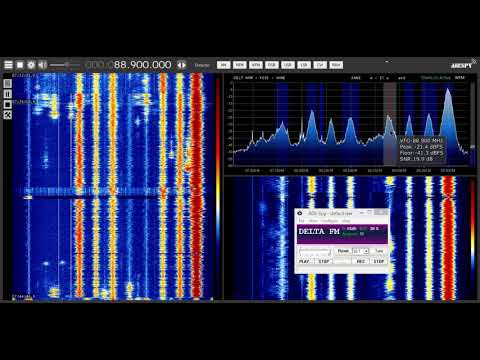 Sporadic E FM Reception in Scotland - 88.9 DELTA FM, Aigues Mortes, France 0.2 kW