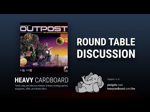 Round Table only - Outpost Round Table discussion by Heavy Cardboard