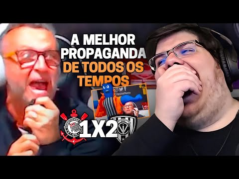 CASIMIRO REAGE: (RÁDIO CRAQUE NETO) CORINTHIANS 1X2 DEL VALLE -LIBERTADORES 2023 |Cortes do Casimito