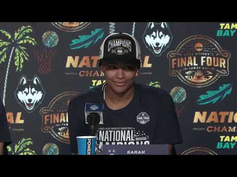 UConn National Championship Postgame Press Conference - 2025 NCAA Tournament