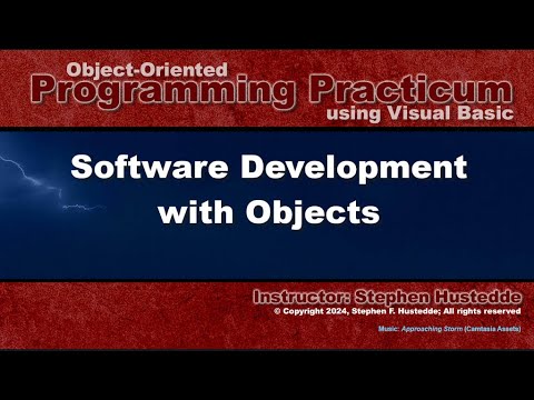 Oop Programming Vb 01k Software Developoment With Objects