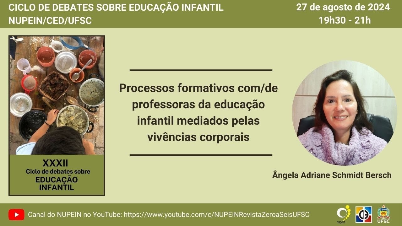 Ciclo de debates sobre Educação Infantil | Ângela Adriane Schmidt Bersch