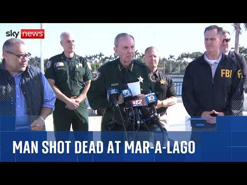 Man shot dead at Trump's Florida estate after 'raising shotgun to shooting position'