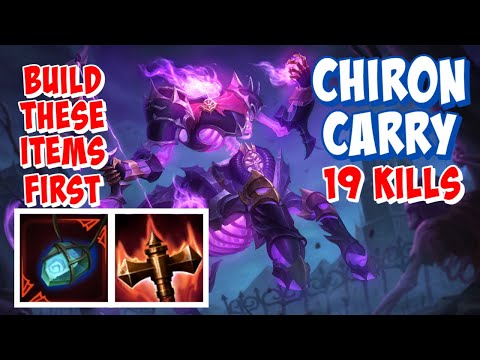 CHIRON CARRY GAMEPLAY SMITE SEAOSN 9 - BLUESTONE OP EARLY GAME