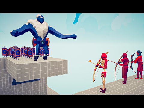 3x ARCHERS vs 100x UNIT - Totally Accurate Battle Simulator TABS