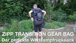 Zipp Transition Gear Bag - der perfekte Rucksack (o. Tasche) für die Triathlon-Wechselzone