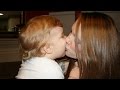 Cute Babies Kissing Mom Funny Interacting Mom With Baby