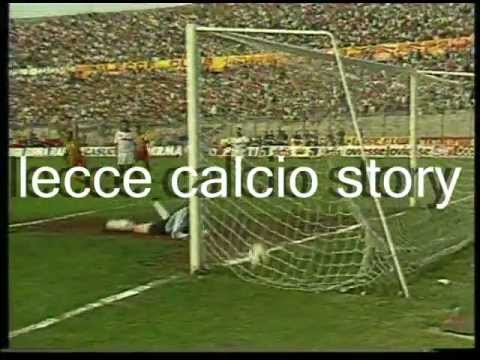 I gol di Benedetti, Barbas, Paciocco e la festa dei tifosi in LECCE-Torino 3 a 1 del 25 giugno 1989