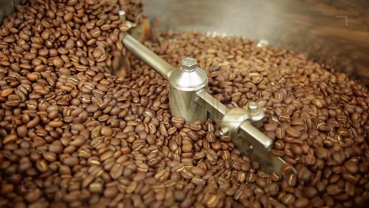 Coffee Roasting Machine Stock Video