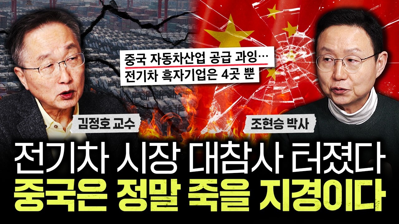 전기차 시장 대참사 터졌다 중국은 정말 죽을 지경이다 | 조현승 박사 2부