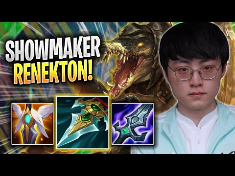 SHOWMAKER DOMINATING WITH RENEKTON! - DK ShowMaker Plays Renekton MID vs Qiyana! | Season 2023