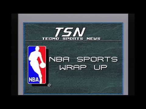 Tecmo Super NBA Basketball [SNES] (Chicago Bulls vs. Orlando Magic, 148 - 30)