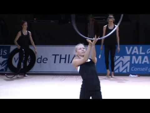Kseniya MOUSTAFAEVA (FRA) hoop - 2014 Thiais podium trainings