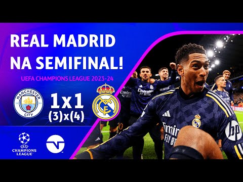 Gols e lances de Manchester City x Real Madrid