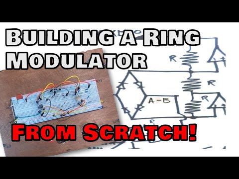 Building A Ring Modulator From Scratch! Just OPAMPS