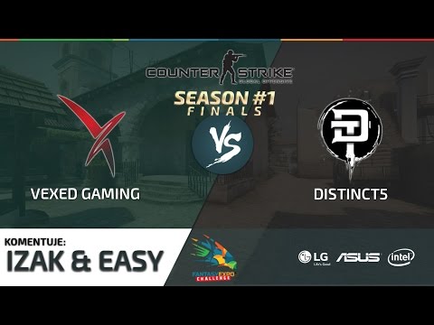 FEC #1 FINAŁ [CS:GO] – Vexed Gaming vs Distinct5 - Mecz 1