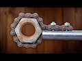 How To Make Adjustable Chain Wrench Useful Homemade Tools DIY Chain Wrench Spanner Heavy Duty