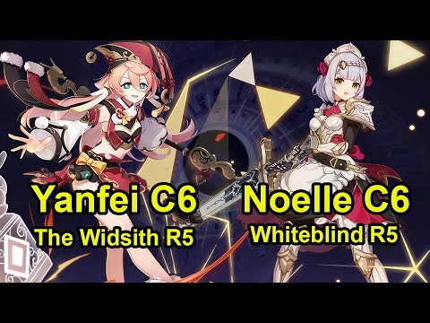 4 Star Characters & 4 Star Weapons Yanfei C6 & Noelle C6 SPiral AByss Floor 12 Genshin Impact