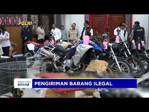 POLDA SUMATRA UTARA GAGALKAN PENGIRIMAN BARANG ILEGAL