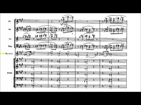 Dmitri Shostakovich - Cello Concerto No. 1 [With score]