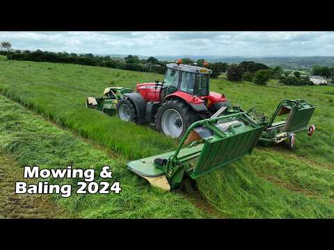 Hillcrest Farms - Baling and Mowing Silage 2024