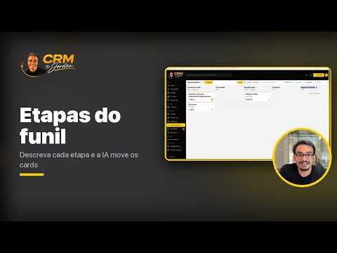 Configurar o funil de vendas e as etapas