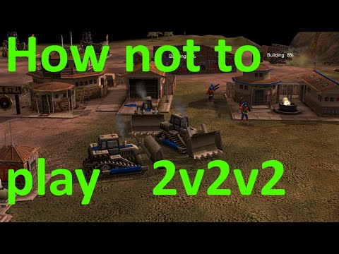 How to not play 2v2v2 | Defcon 6 | Pro rules | [C&C Zero Hour]