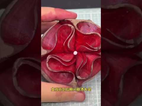 How to peel a Pomegranate #farming #harvesting #fruitgarden #gardening