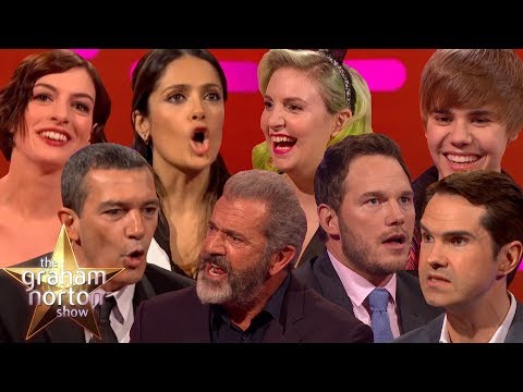 CELEBRITIES ATTEMPTING BRITISH ACCENTS on The Graham Norton Show