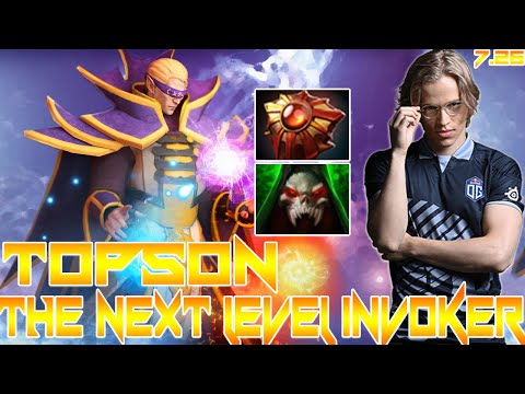 Topson the Best Quas Wex  Invoker Epic The Next level Gameplay Dota 2 7.26