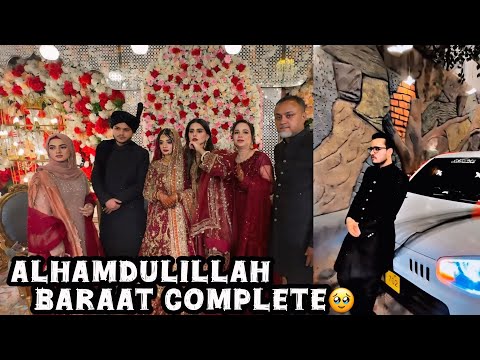 Finally hussain ki shadi bhi hogai🥹❤️baraat par apni ferrari ko saja diya😍