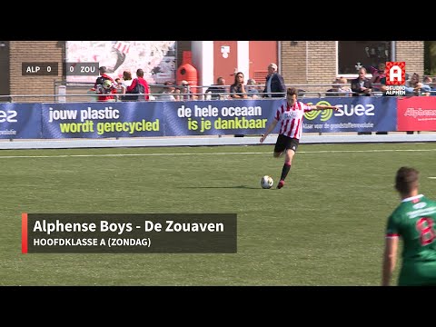 Samenvatting Alphense Boys - De Zouaven (Hoofdklasse A, zondag)