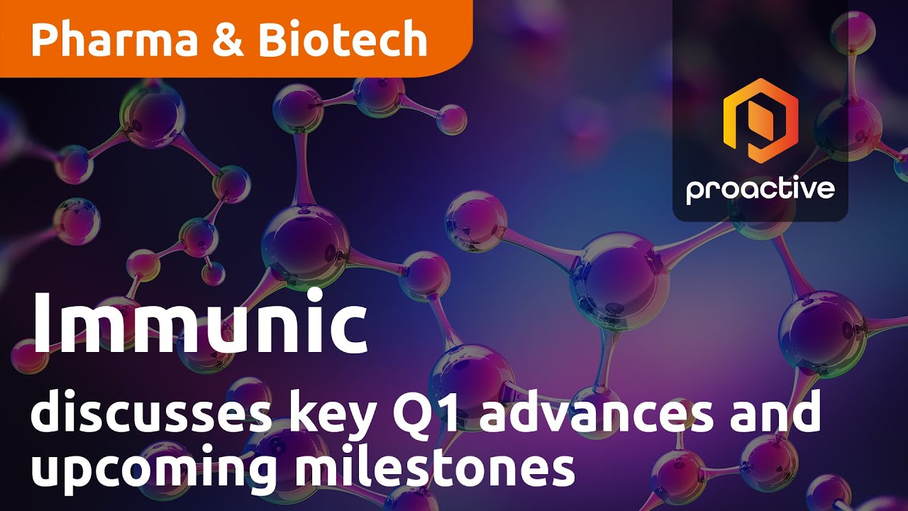 Immunic CEO Dr Daniel Vitt discusses key Q1 advances and upcoming milestones