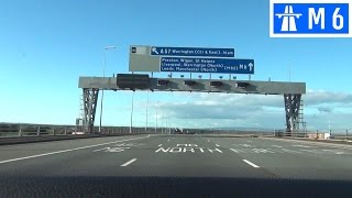 preview picture of video 'Driving in the UK - M6 Motorway - J20 to J21a - Front View'