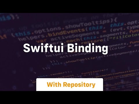 Swiftui binding