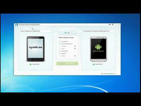 How to transfer data between nokia and android