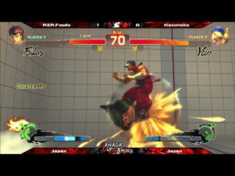Fuudo vs Kazunoko - Canada Cup Gaming 2012 SFIV