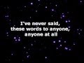 Baby I Love You Tiffany Alvord Lyrics On Screen