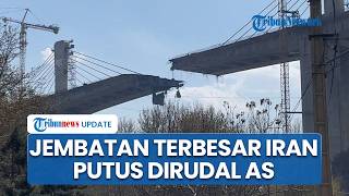 Jembatan Gantung Terbesar Iran Senilai 400 Juta Dolar AS Putus Diserang Rudal Teheran, 8 Orang Tewas
