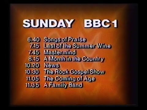 BBC1 | Closedown | 1985