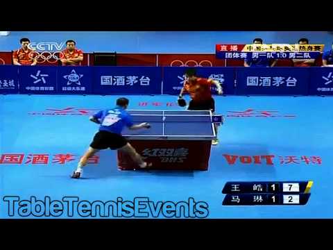 Wang Hao Vs Ma Lin : [China Warm-up 2012]