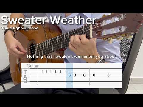 Sweater Weather by The Neighbourhood (EASY Guitar Tab)
